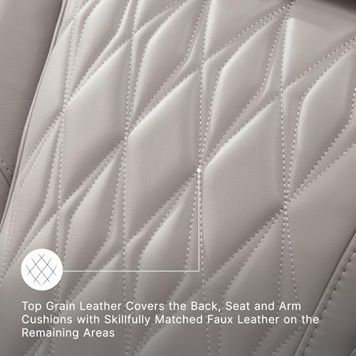 Signature Design by Ashley Power Reclining Loveseat with Console, Gray - image 6