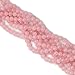 CHEAVIAN 45PCS 8mm Natural Rose Quartz Gemstone Round Loose Bead Pink Crystal for Jewelry Making 1 Strand 15