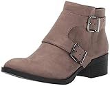 Kenneth Cole Reaction Women's Re-Belle Moto Bootie Motorcycle Boot, Putty, 10 M US