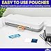 1InTheOffice Business Card Laminating Pouches, 5 Mil Laminating Pouch, Plastic Laminating Sheets, 2.25
