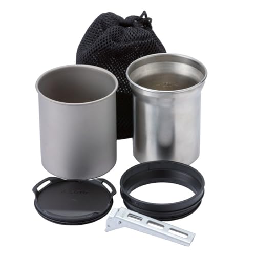 SOTO Thermostack Camping Cooking Set - Multi-Functional Camping Pot Set, Camp Cookware Set for Outdoor Backpacking Camping Hiking Picnic
