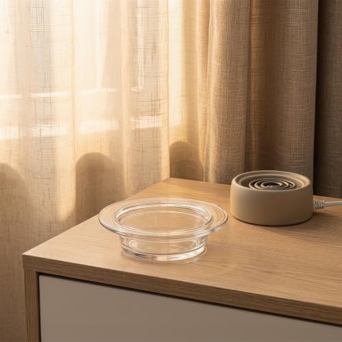Platos Redondos de Vidrio para ambiente aromatizado y limpio 7