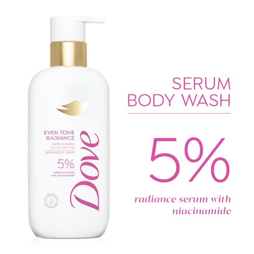 Image of Dove Even Tone Radiance Serum Body Wash|5% Radiance Serum with Niacinamide| Gently exfoliates for even skin tone | Paraben & SLS free | 300 ml