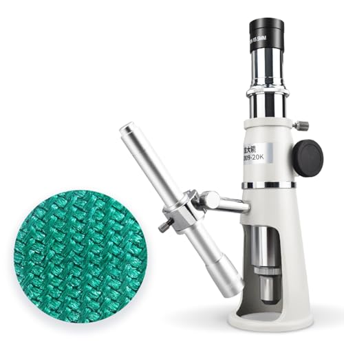 Microscopio di misurazione portatile con luce LED ingrandimento ideale per industrie tessili elettroniche e identificative