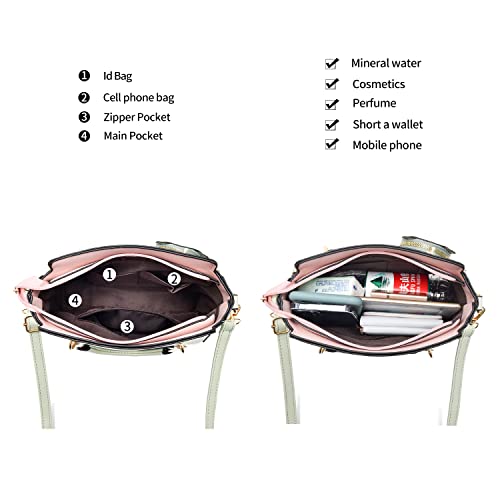 Image of Xiaoyu Fashion Purses and Handbags for Women Ladies Crossbody Bags Top Handle Satchel Shoulder Bags Small Totes