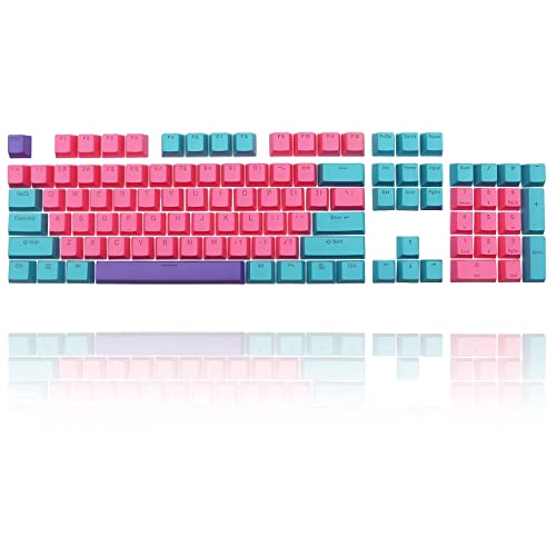 Image of Keycaps 60 Percent 104 Backlit PBT Key Cap Set for 60% Gaming Keyboard MX Switches(Ahri)