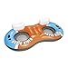 Produktbild Bestway CoolerZ 2-Personen Schwimmring, mit Rückenlehne X2, 251 x 132 cm, Mehrfarbig
