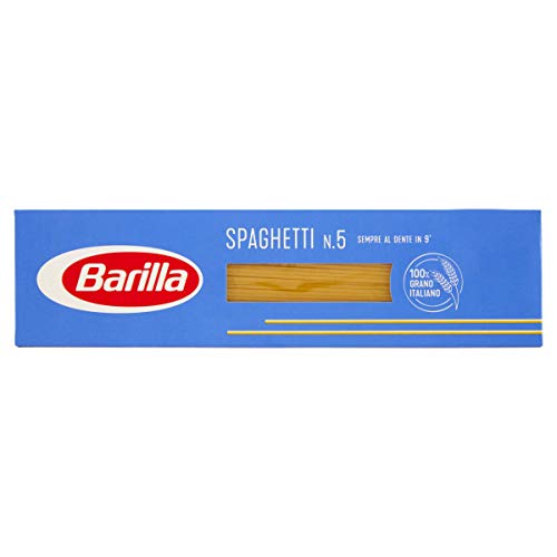 Barilla Hartweizen Pasta Spaghetti n. 5 – 1er Pack (1x500g)
