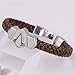 Diamrt Assassin's Creed PU Woven Leather Bracelet Alloy Wristband for Cosplay Decor