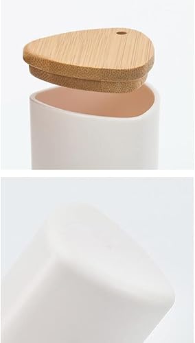 Miniatura 8 de Cabilock Funda portadora de palillos de dientes con tapa de bambú para hotel restaurante