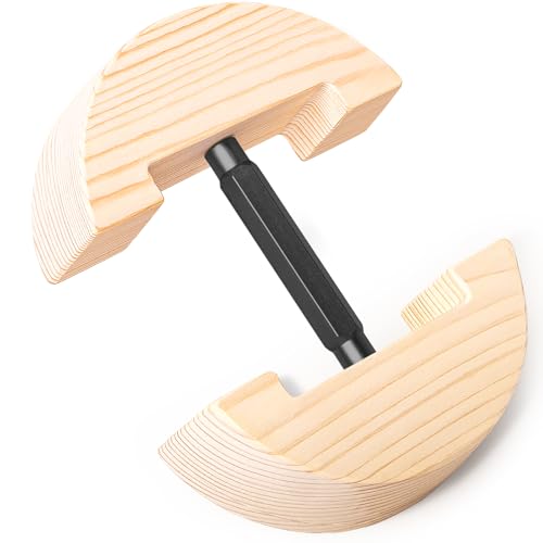 Image of Hat Stretcher for Fitted Hats, Cowboy Hat Stretcher Fitted Hat 7 to 8 1 /2, Adjustable Wooden Hat Jack Stretcher Fits All Caps