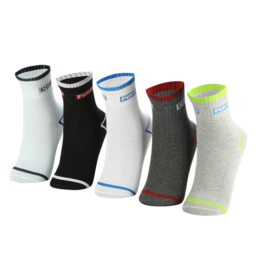 Image of Kids Boys Socks - Printed Cotton Kids Socks | Soft & Comfortable Sock for Boys | Durable Boy Sock for Everyday Wear- Pack of 5
