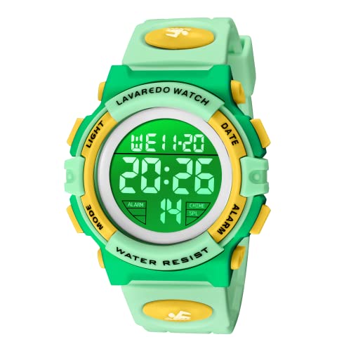 Image of Kids Watch,Boys Watch for 3-15 Year Old Boys,Digital Sport Outdoor Multifunctional Chronograph LED 50 M Waterproof Alarm Calendar Analog Watch for Children with Silicone Band,Kids Gift