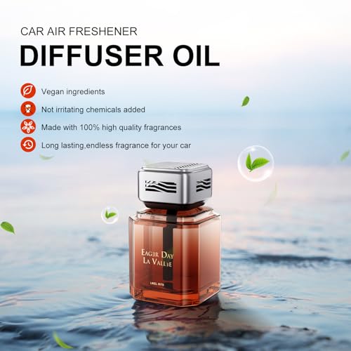 Image of Car Air Freshener Cup Diffuser 3.52 FL OZ Jade Dragon Tea Fragrance Car Air Freshener Diffuser - Made with Natural Plant Extracts, Can Be Used in Cars, RVs, Offices, Wardrobes, Etc