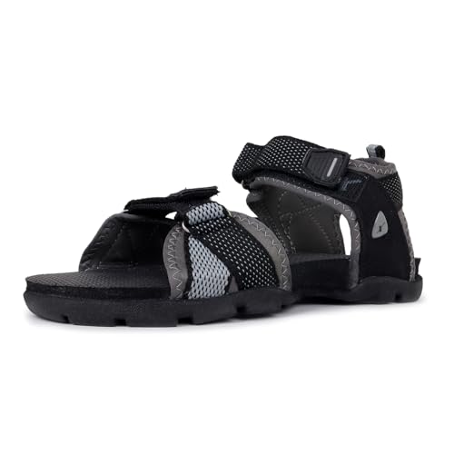 Image of Sparx Men's SS0105G Black Grey Sandal 8 (SS0105GBKGY0008)