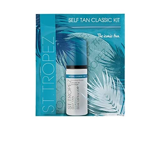 St. Tropez - Kit di avviamento autoabbronzante, con mousse e guanto di bellezza, regalo per lei