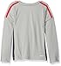 adidas Toddler Boys' Performance Logo Long Sleeve Tee Shirt, Onix, 2T
