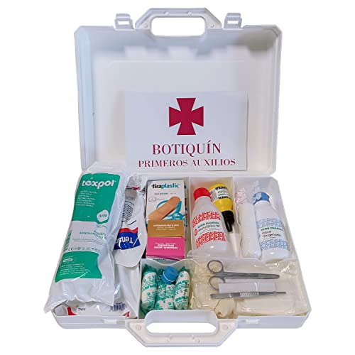 Botiquín maletín Grande Primeros Auxilios,Kit de Supervivencia,Kit Primeros Auxilios Militar,First Aid Kit para Coche, Hogar, Trabajo, Mochila y Acampar Senderismo Viaje