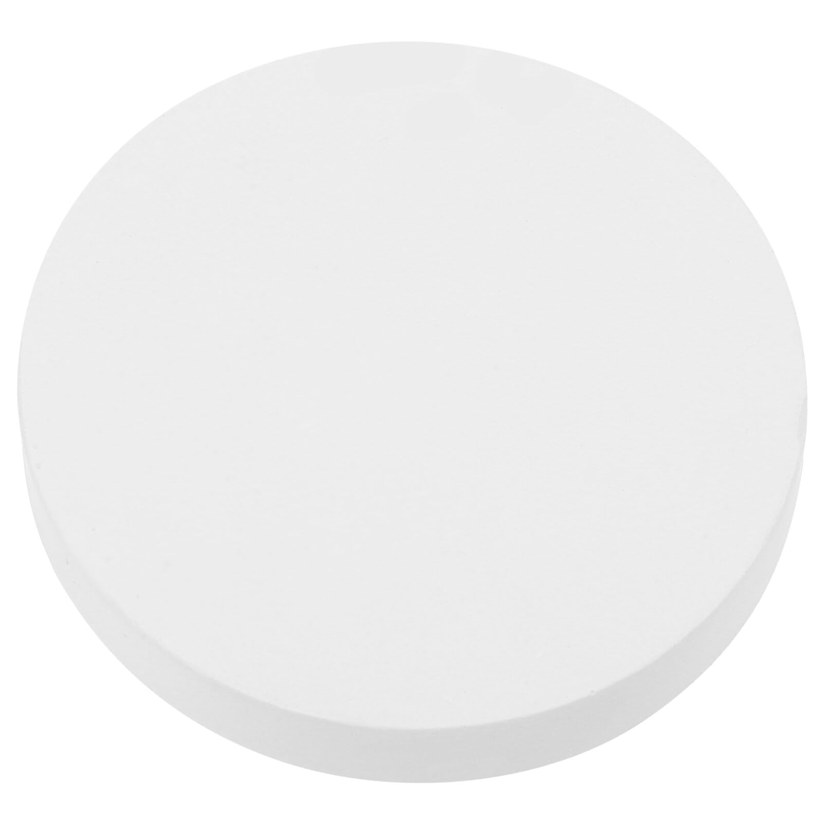 Ceramic Clay Plasterboard Ceramic Clay Hand Sculpture White Pottery Wheel Bats Round Plaster Discs for Crafts DIY Clay Sculpting Plate White