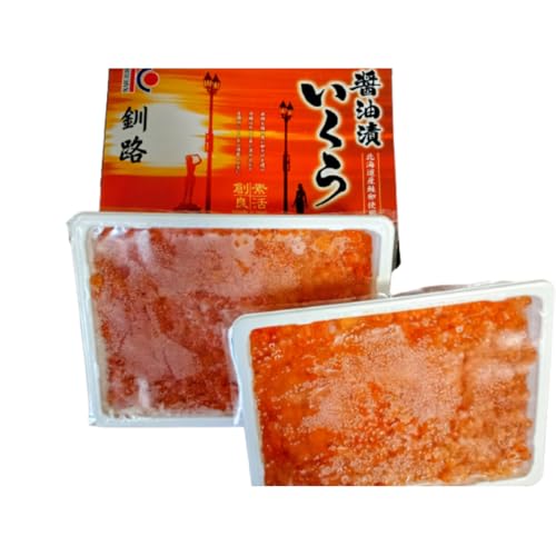 北海道産鮭卵使用 いくら醤油け500g(250g×2個) 紀州屋商店オリジナル開封日ステッカー付
