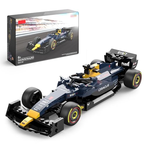 Image of 1 /24 Officially Licensed Building Bricks for Oracle RedBull F1 Race Car - 333PCs Collectible Free Wheel Model Building Kit - Ideal Gifts for Play & Display for Kids, Teens & Adults Ages 6+