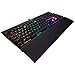 CORSAIR K70 RGB MK.2 RAPIDFIRE Low Profile - Backlit RGB LED - USB Passthrough & Media Controls - Fastest & Linear Low Profile - Cherry MX Speed