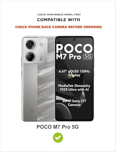 Image of KIVANO LUXE Compatible for Poco M7 Pro 5G Luxury Handmade Leather Magnetic Flip Folio Case | Card Holder & Kickstand | Slim Protective Cover | Unisex - Brown