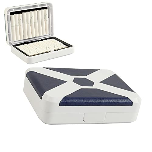 E-Zigarettenetui, schützende PC&PU-Zigarettenhülle, kompatibel mit kompatibel mit IQOS 3 & Lil solid Heets E-Zigarre Heets Patronen und Zubehör (Blau) Cover