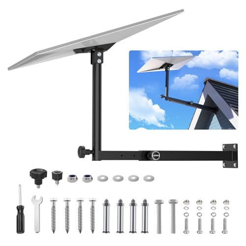 Starlink Gen 3 Mount, Starlink Pole Mount, Extension-Type Heavy Duty Starlink Long Wall Mount with 0-30° Adjustable Starlink Gen 3 Pipe Adapter for Starlink Internet Kit Satellite (19.7-27.6inch)
