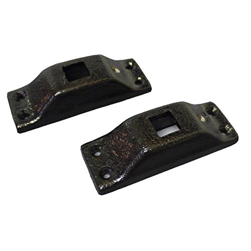 Wrought Iron Stair Spindles - Different Designs Available (Landing Bracket - Single)