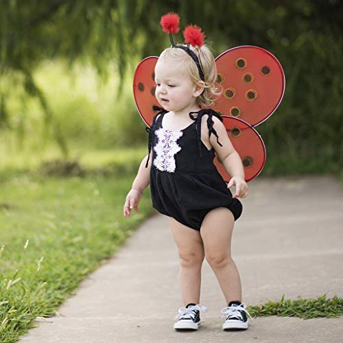 Creative Education of Canada Great Pretenders Ladybug Wings with Headband, Red/Black (One Size)2