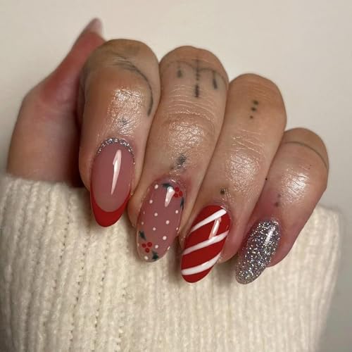 30 Candy Cane Nails That'll Make Your Manicure the Sweetest of the Season 6 N/A