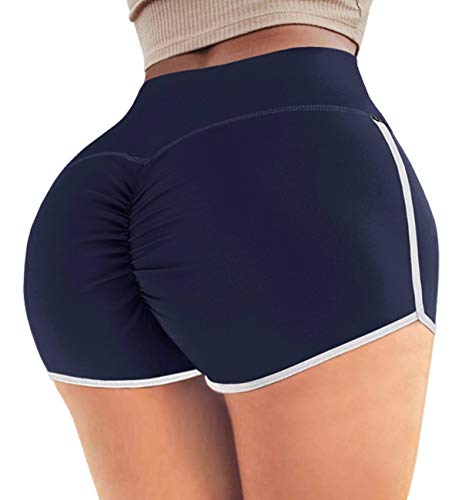 Women's High Waisted Workout Gym Booty Yoga Shorts Sports Ruched Butt Lifting Running Hot Sexy Lingerie