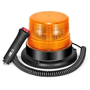 Dinfu LED Rundumleuchte Gelb Warnleuchte