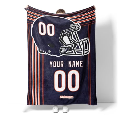 ANTKING Chicago Blanket Gifts for Men Women Boy Throw Blanket Cus...