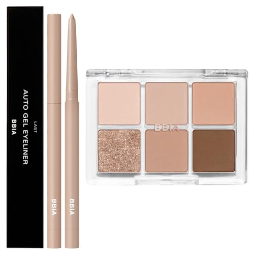 BBIA Last Auto Gel Eyeliner (13 PEANUT BEIGE) + Ready To Wear Eye Palette Bundle miniatura 1