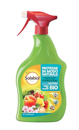 Solabiol Lecitina Di Soia , Corroborante - Potenziatore Delle Difese Delle Piante Da Attacchi Di Funghi Patogeni Come Oidio, Ticchiolatura E Ruggine. 
