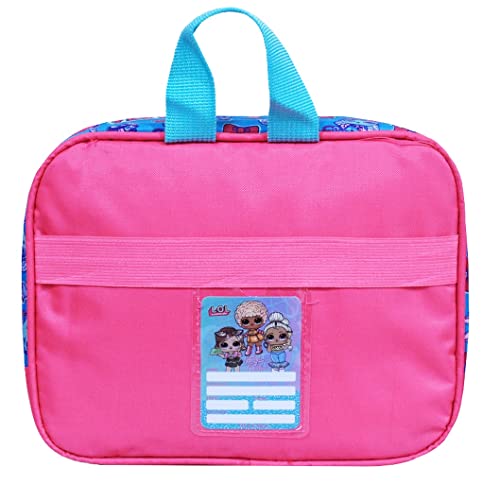 Lancheira Térmica Escolar Juvenil Infantil Feminina Menina LoL Surprise Glitter Partay Alça Transver