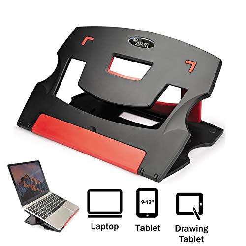 Max Smart Tablet Drawing Stand, Laptop Stand, Reading Stand, Folding, Portable and Adjustable