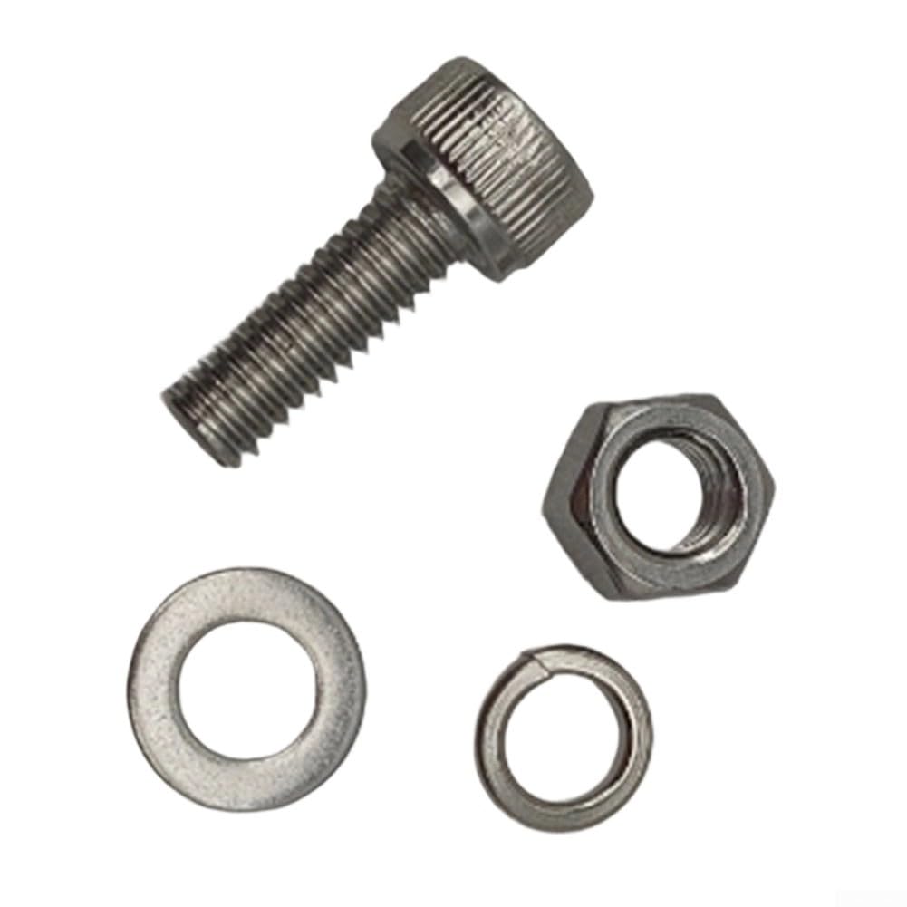 Juego de tornillos Allen de acero inoxidable 304 de 1220 piezas con tuercas y arandelas, A2-70, tornillos cilíndricos hexagonales, caja surtida para impresión 3D, bricolaje, montaje y reparación de