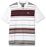 Mehrfarbige Streifen. Ecko UNLTD Revolve Poloshirt für Herren - Weiß - Groß
