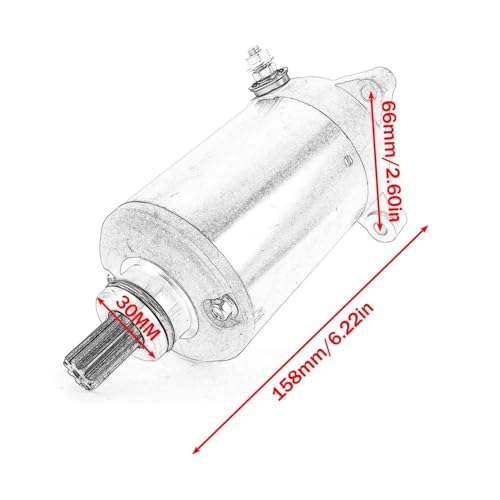 Piezas de repuesto: motor de arranque para motocicleta Guepard 650 y UTV 800 2