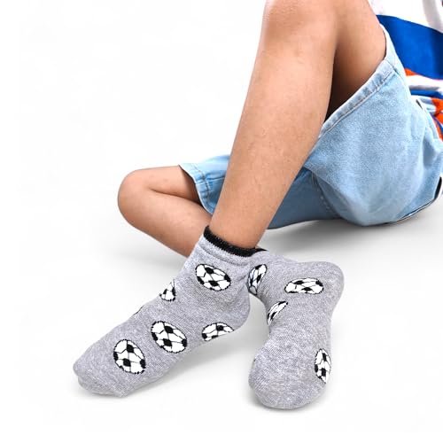 Image of Kid's Socks for Boys and Girls - Made with Soft & Breathable Cotton with Antibacterial Wash, Pack Of 5, Suitable for all day long use