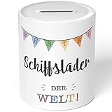 JUNIWORDS Spardose Sparbüchse, Bester Schiffslader der Welt (5717969)