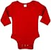 Earth Elements Baby Long Sleeve Bodysuit 6-12 Months Red