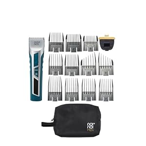 no!no! Men’s Elite Barber Face, Beard and Hair Trimmer, Hair Clippers, Electric Shaver & Nose Ear Trimmer – Rechargeable