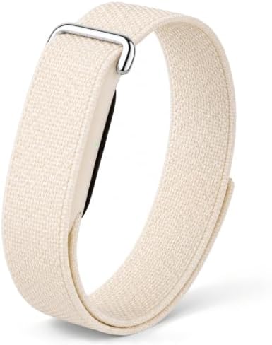 Sport Hook & Loop Nylon Armband Kompatibel mit Google Fitbit Air Band | Weiches Atmungsaktiv Ersatzarmband für Damen Herren Leicht Verstellbar Performance Loop Strap für Jogging Tr
