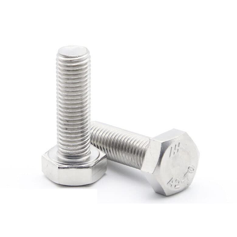 M9 Hexagon Head Bolts 304 Stainless Steel Hex Head Screws Pitch 1.0/1.25 Select Size (M9 x 1.25 x 80mm,2)