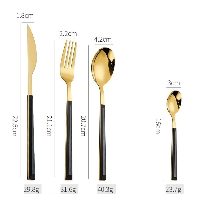 Set Cuchillos Cocina 32 Piezas Acero Inox Base miniatura 2