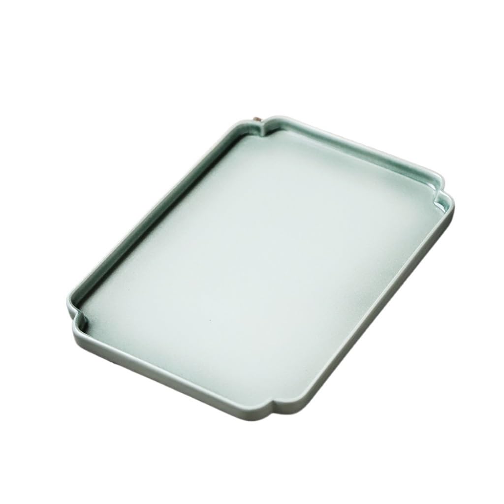 GTHTUHFD Kung Fu Tea Tray Ceramic Dry Brew Tea Tray Household Tea Set Tray Rectangular Tray Living Room Fruit Tray Tea Room Tray